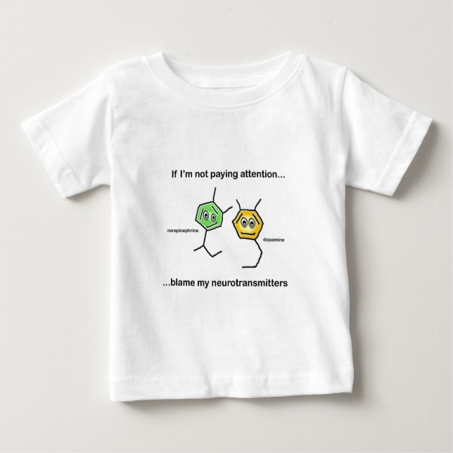 T-shirt Pour Bébé Si je ne fais pas attention... (Devant)