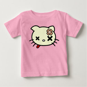 T-shirt Pour Bébé Sick Kitty