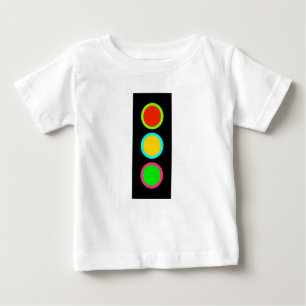 T-shirt Pour Bébé Signal de trafic Stop-Attention-Go Mod Stop Light 