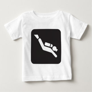 T-shirt Pour Bébé Signe de plongée à l'air