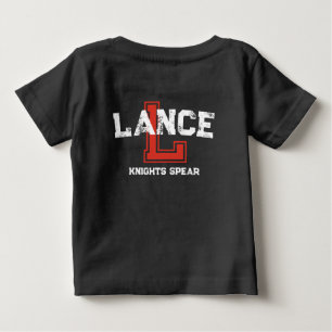 T-shirt Pour Bébé Signification du nom Lance sports monogramme L rou