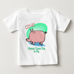 T-shirt Pour Bébé Signifie krouik-krouik je t'aime
