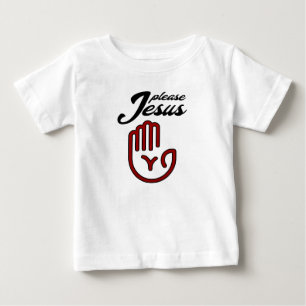 T-shirt Pour Bébé S'il vous plaît Jésus