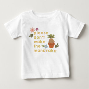 T-shirt Pour Bébé S'il vous plaît Ne Réveillez Pas La Mandragore