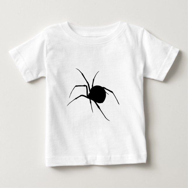 T-shirt Pour Bébé Silhouette Araignée (Devant)