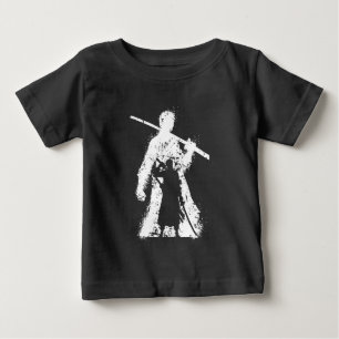 T-shirt Pour Bébé Silhouette de guerrier avec art de l'épée