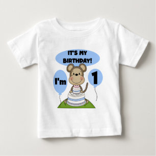 T-shirt Pour Bébé Singe Anniversaire Garçon 1er