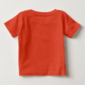T-shirt Pour Bébé Singe-bébé (Revenir sur un cochon) (Dos)