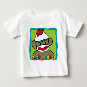 T-shirt Pour Bébé Singe de chaussette