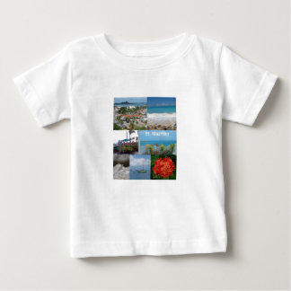 T-shirt Pour Bébé Sint Maarten-Saint Maarten Photo Collage Bébé