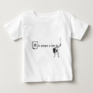 T-shirt Pour Bébé Sir Poops a Lot