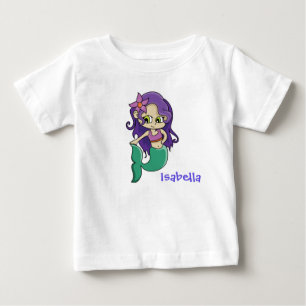 T-shirt Pour Bébé Sirène