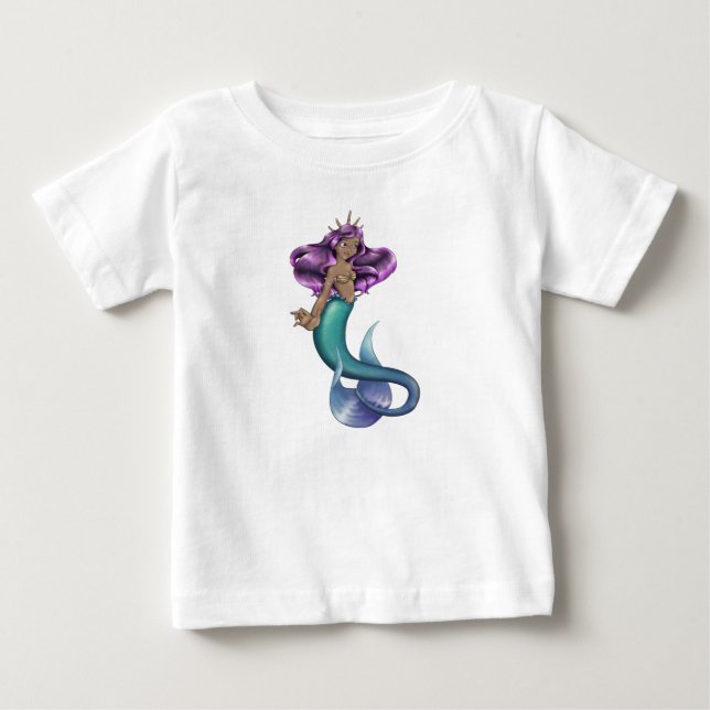 T-shirt Pour Bébé Sirène Iole (Devant)