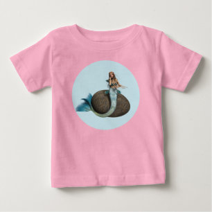 T-shirt Pour Bébé Sirène triste