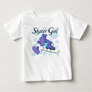 T-shirt Pour Bébé Skater Girl