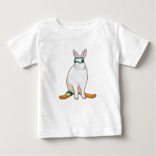 T-shirt Pour Bébé Ski Bunny Skier
