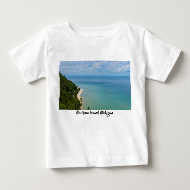 T-shirt Pour Bébé Skyview de l'île Mackinac (Devant)