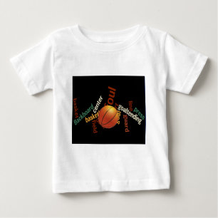T-shirt Pour Bébé Slam Dunk de Vocabulaire : Basketball Jeu des Cham