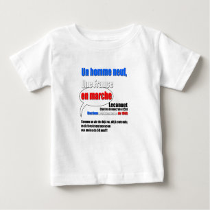 T-shirt Pour Bébé Slogan En Marche T bébé blanc