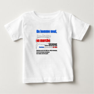 T-shirt Pour Bébé Slogan En Marche T bébé blanc
