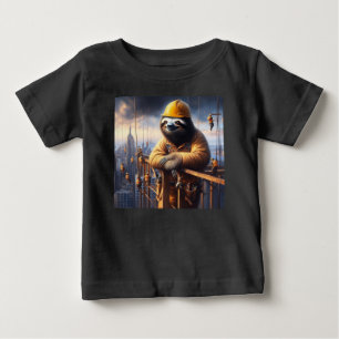 T-shirt Pour Bébé Sloth Working the High Steel