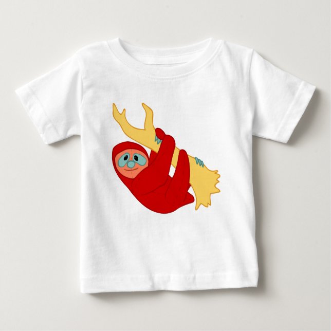 T-shirt Pour Bébé Slothy Friend (Devant)