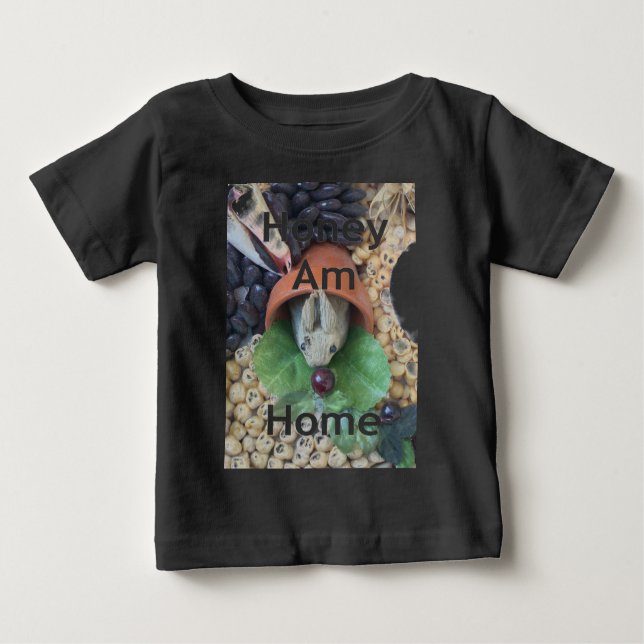 T-shirt Pour Bébé Snacking de lapin mignon (Devant)