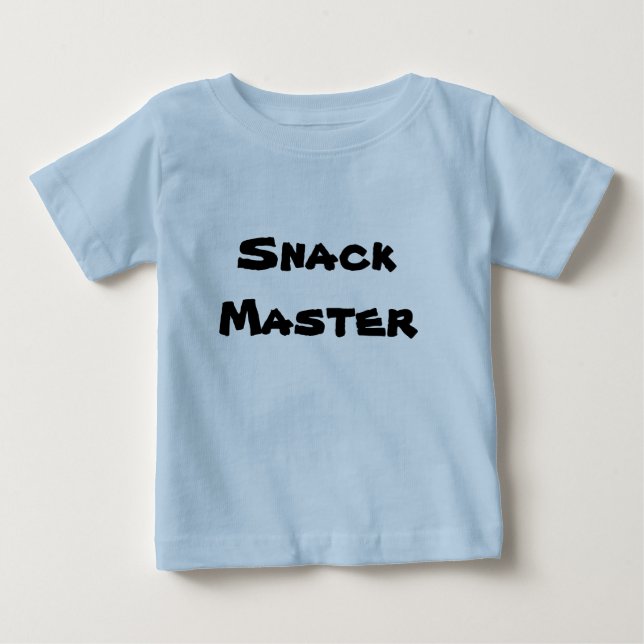 T-shirt Pour Bébé SnackMaster (Devant)