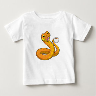 T-shirt Pour Bébé Snake with Cup