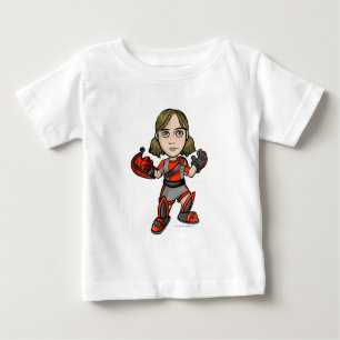 T-shirt Pour Bébé Snarkie Virtupets Space Station Joueur du personne