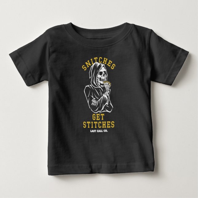 T-shirt Pour Bébé Snitch (Devant)