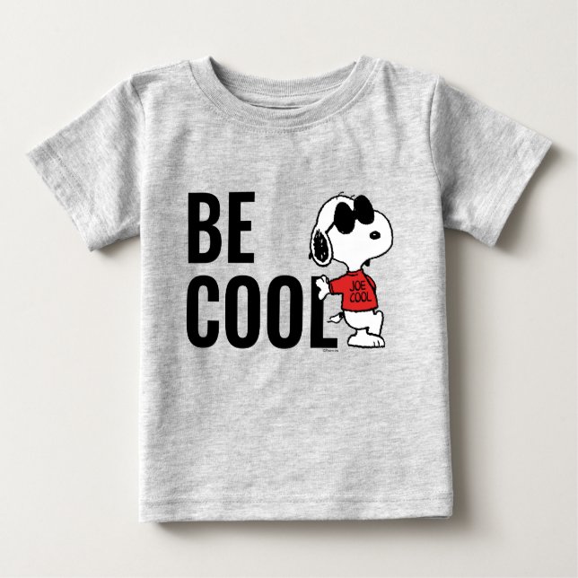 T-shirt Pour Bébé Snoopy "Joe Cool" debout (Devant)