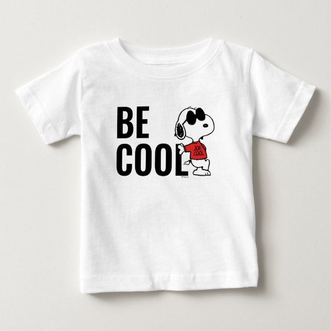 T-shirt Pour Bébé Snoopy "Joe Cool" debout (Devant)