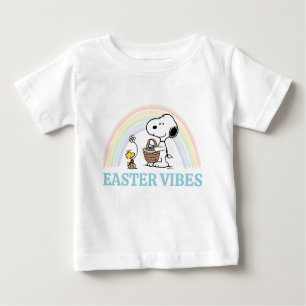 T-shirt Pour Bébé Snoopy & Woodstock - Beagle de Pâques