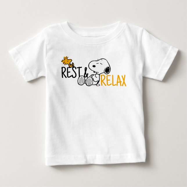 T-shirt Pour Bébé Snoopy & Woodstock | Jours de folie (Devant)