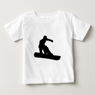 T-shirt Pour Bébé Snowboardeur