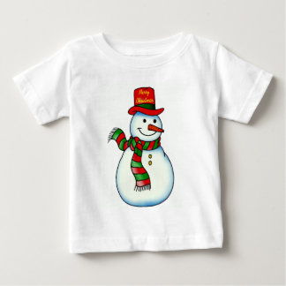 T-shirt Pour Bébé Snowman