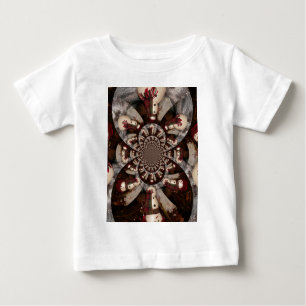 T-shirt Pour Bébé Snowman Extraordinaire Kaleidoscope Motif Art Desi