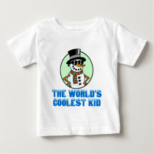 T-shirt Pour Bébé Snowman le plus froid du monde