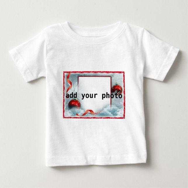 T-shirt Pour Bébé snowman TEE SHIRT  long slv (Devant)