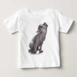 T-shirt Pour Bébé So mignon - Jeune Loup hurlant