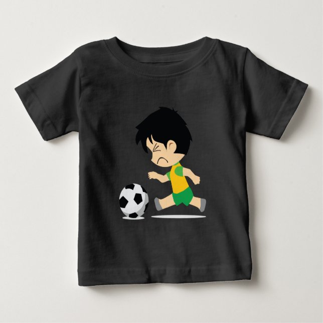 T-shirt Pour Bébé Soccer Boy (Devant)