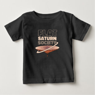 T-shirt Pour Bébé Société de Saturne Plat - Conception Scientifique
