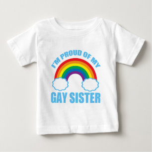 T-shirt Pour Bébé Soeur Gay