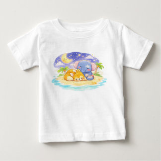 T-shirt Pour Bébé Soft Pastel Drawing of Toy Characters
