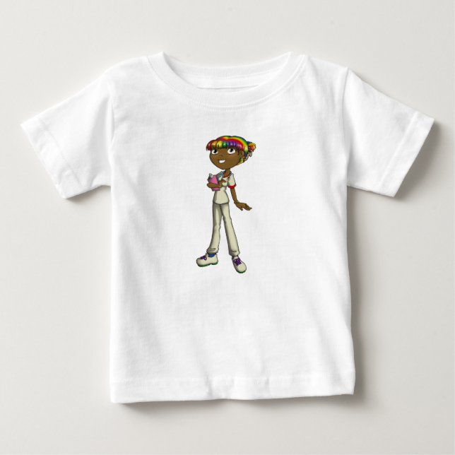 T-shirt Pour Bébé Soins (Devant)