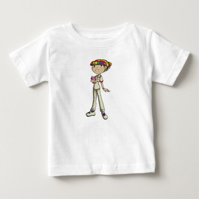 T-shirt Pour Bébé Soins (Devant)