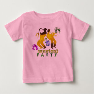 T-shirt Pour Bébé soirée musicale