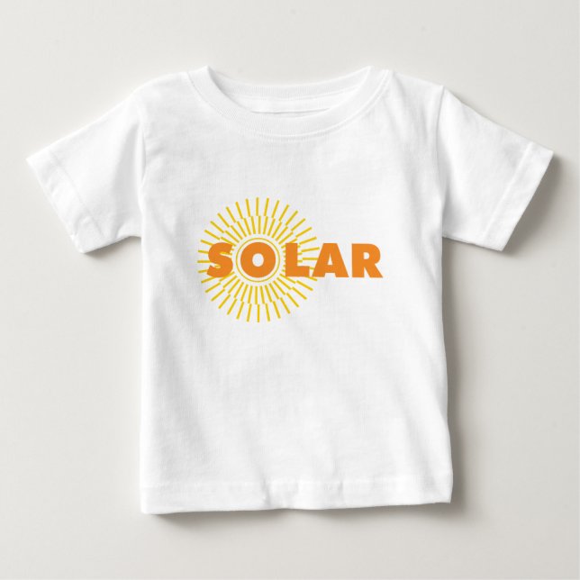 T-shirt Pour Bébé Solaire (Devant)
