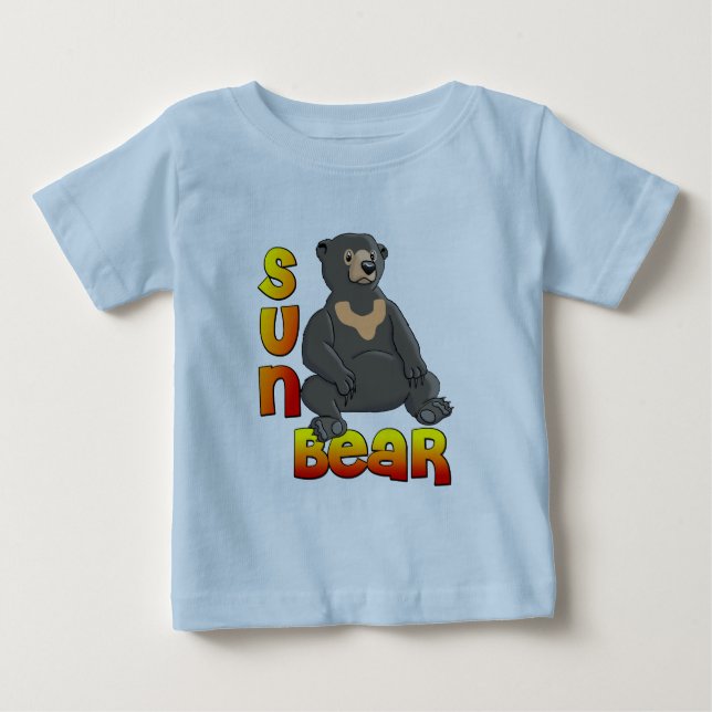 T-shirt Pour Bébé Soleil (Devant)
